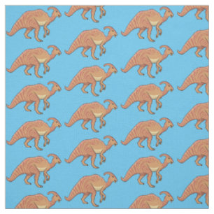 Tissu Illustration de la caricature de dinosaure du para