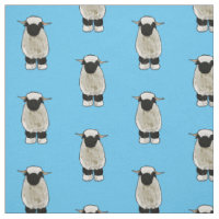 Illustration de la caricature de mouton Valais Bla