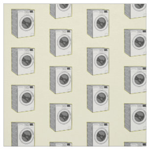 Tissu Illustration de la machine à laver