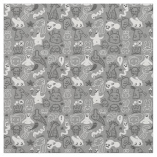 Tissu illustration de motif de griffonnages