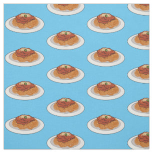 Tissu Illustration de Spaghetti