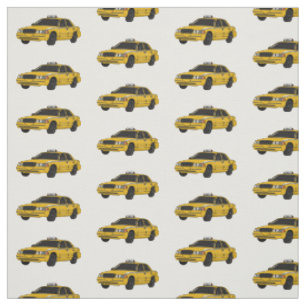 Tissu Illustration de taxi