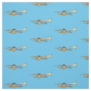 Tissu Illustration de trompette