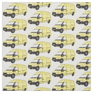 Tissu Illustration du fourgonnette de livraison