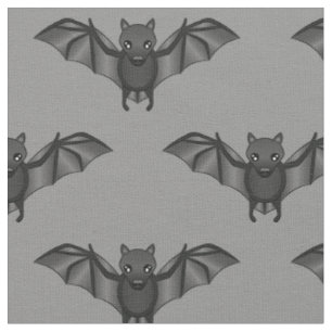 Tissu Illustration du Motif de chauve-souris en dessin