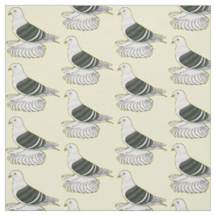 Tissu Illustration du pigeon pigeon du Bouclier de Saxon