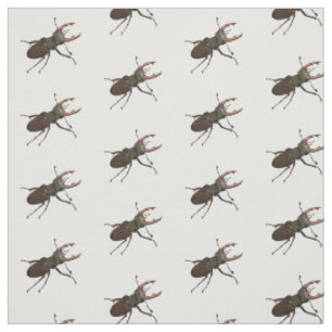Tissu Illustration du scarabée de stade