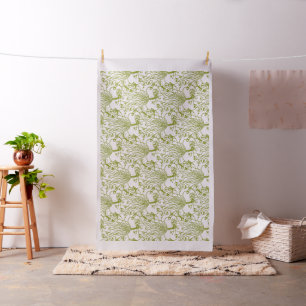 Tissu Illustration du Shamrock vintage