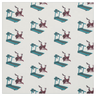 Tissu Illustration du tapis roulant et de la bande dessi