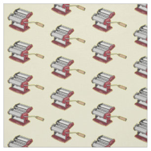 Tissu Illustration d'un fabricant de pâtes alimentaires