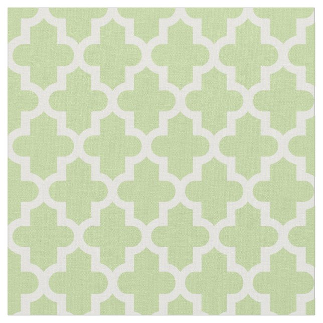 Tissu Impression marocaine verte (Fermer)