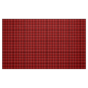 Tissu imprimé en tissu rouge plaid