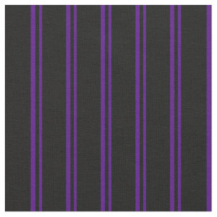 Tissu Indigo & Black Stripes