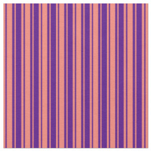 Tissu Indigo et Motif Saumon tripé/linéaire