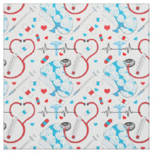 Infirmière Cute Stethoscope | Docteur Motif EKG