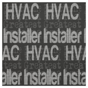 Tissu Installateur HVAC Extraordinaire
