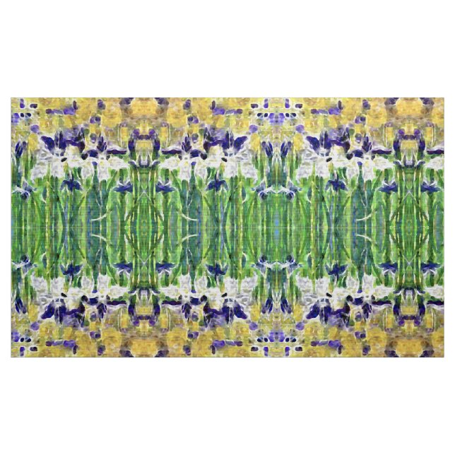 Tissu Iris aquarelle (Yard)