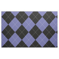Jacquard Motif Périwinkle Bleu pourpre Noir Blanc