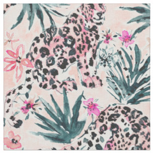 Tissu JAGUAR JUNGLE Safari DE JESSI