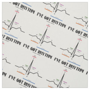 Tissu J'ai l'électrocardiogramme du rythme ECG ECG