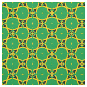 Tissu Jamaican Flag & Jamaica Trendy Fabric