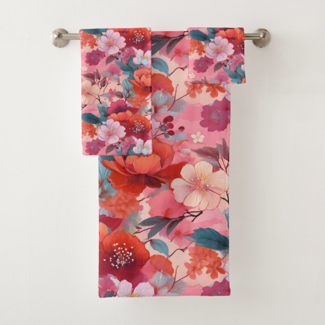 Tissu japonais Kimono inspiré (En situation)