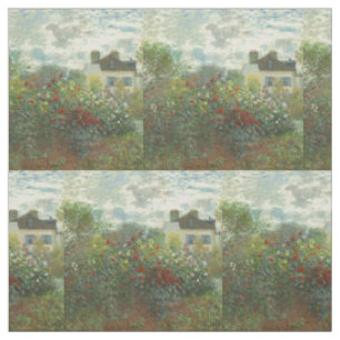 Tissu Jardin d'artistes de Monet à Argenteuil Peinture