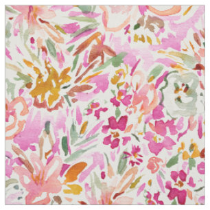 Tissu JARDIN de floral lumineux de PMS