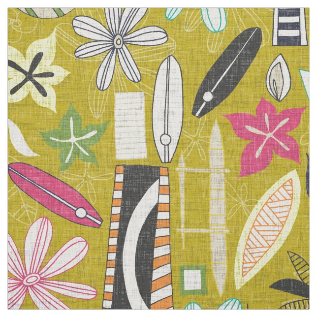 Tissu jaune (Échantillon)