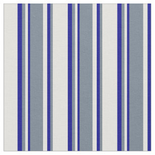 Tissu Jaune clair, gris ardoise et bleu foncé