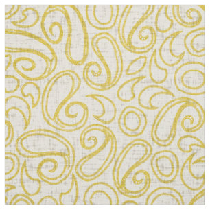 Tissu jaune crème de ziya