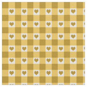 Tissu Jaune de contrôle de guingan et de motif de