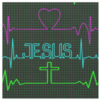 Tissu Jésus dans mon coeur cardiogramme médecin Médicale