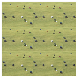 Tissu Jeu De Boules De Pelouse,