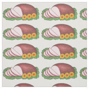 Tissu Jeu de Noël Pressé Croisé Rose Dîner Viande