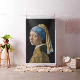Tissu Johannes Vermeer - Fille avec une oreille perle
