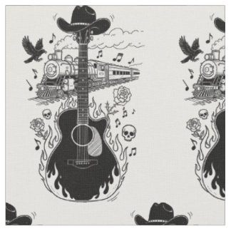 Tissu Johnny Cash