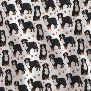 Tissu Joli chien de montagne bernois