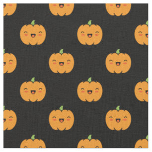 Tissu Joli Jack-O-Lantern Citrouille Motif