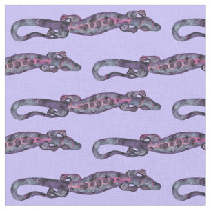 Tissu Joli lilas de conception de LÉZARD de BALI + vos
