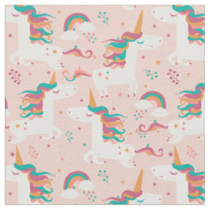 Tissu Joli Motif Unicorn