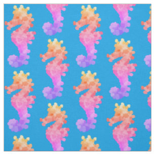 Tissu Joli Rainbow Seahorse