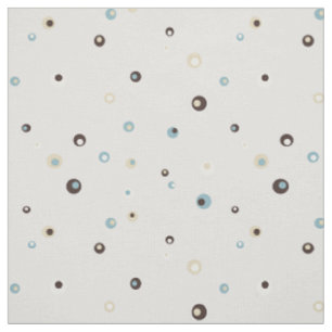 Tissu Joli rétro coloré pois motif