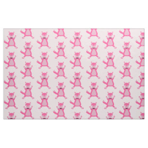 Tissu Joli rose bébé fille Fox Patterned