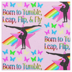 TISSU JOLIE FILLE DE GYMNAST TUMBLING