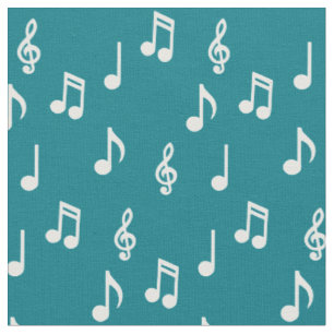 Tissu Jolies notes de musique Musicien Professeur