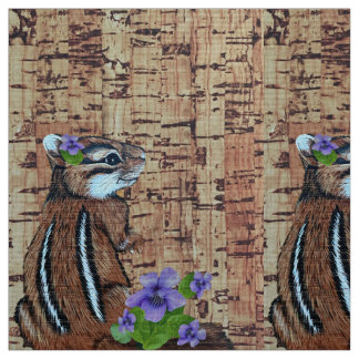 Tissu Jouer dans les violettes du printemps