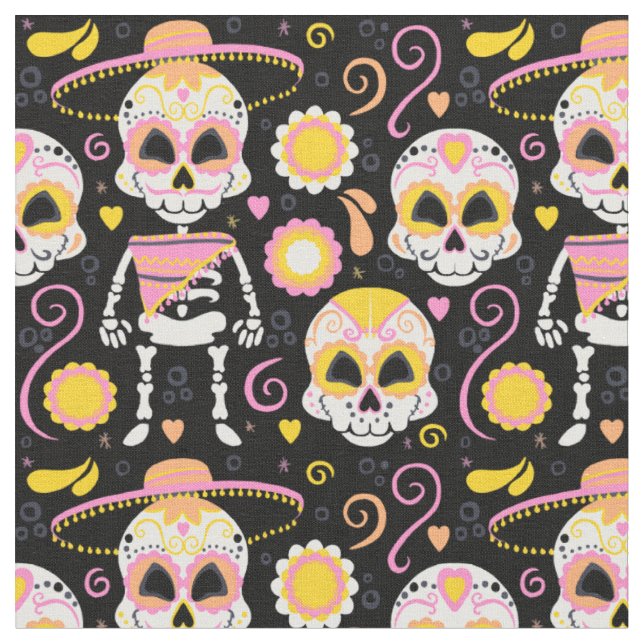 Tissu Jour du Motif mort (Fermer)