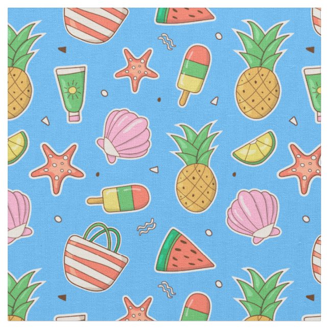 Tissu Jours de Plage (Fermer)