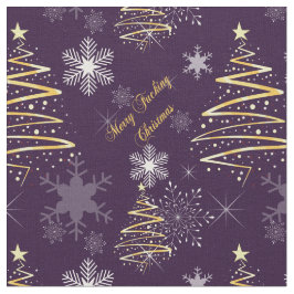 Tissu Joyeux Noël de merde